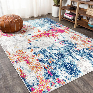 Sunset Modern Abstract Area Rug